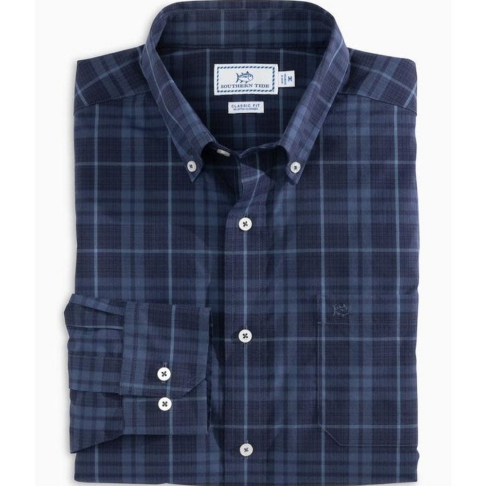 SOUTHERN TIDE - MAINMAST PLAID SPORT SHIRT
